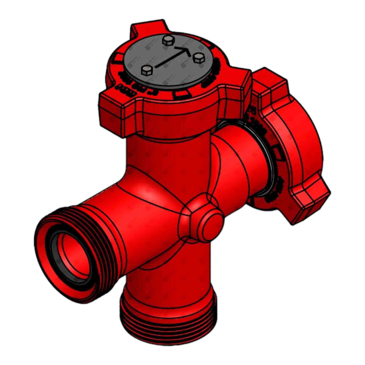 Ball Catcher Cross- 3" Fig 1502 DET Integral 15,000Psi Standard Service