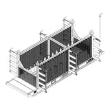 Pipe Skid-Basket-4In Fig 206 10,000 Lbs Max Gross Capacity